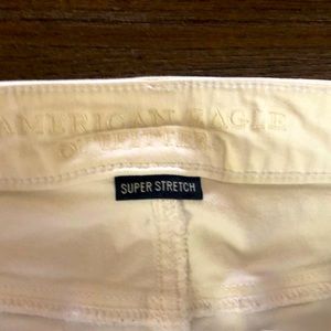White American Eagle super stretch jean leggings